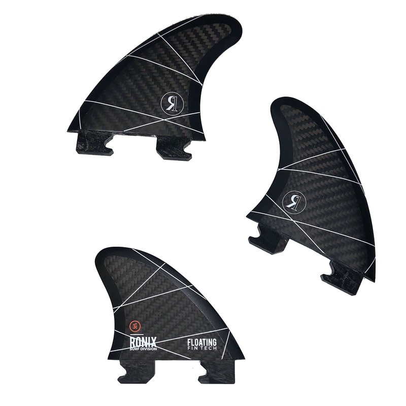 Ronix Floating Fin-S 2.0 Tool-Less Fiberglass – 3 pack ( 2-3.5″ Outer & 1-3″ Center)