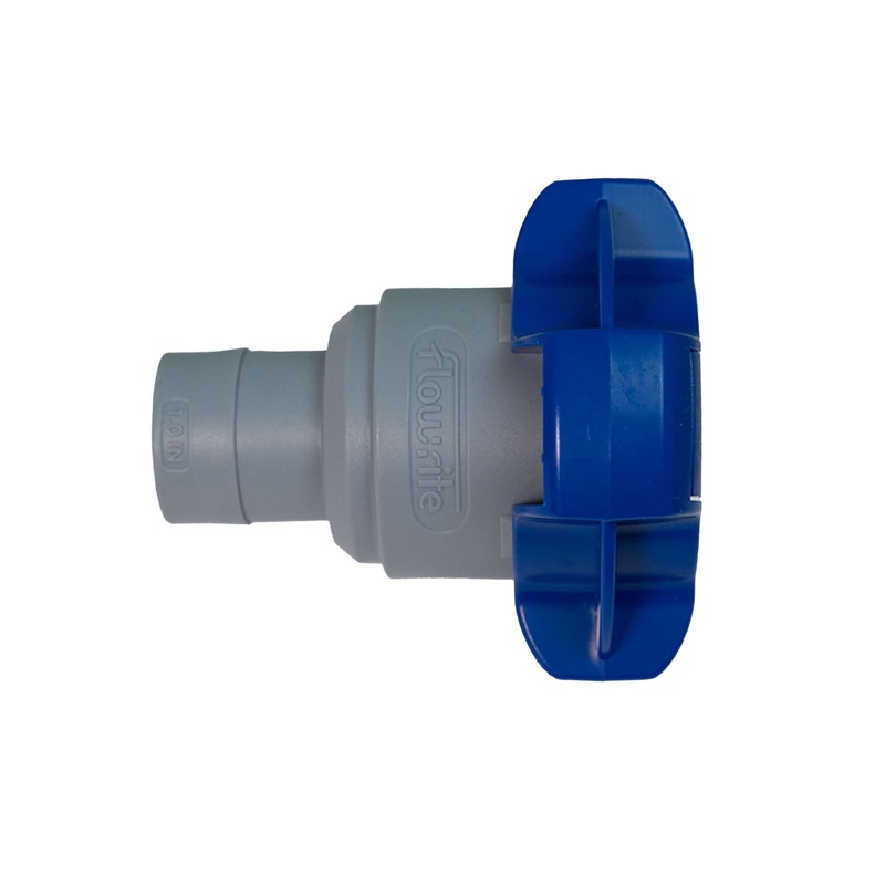 1-1/2″ Qwik-Lok x 1″ Barb Straight Fitting