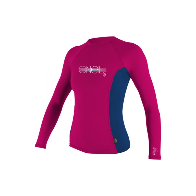 O’Neill Girls’ Skins Long Sleeve Rash Guard Crew Tee