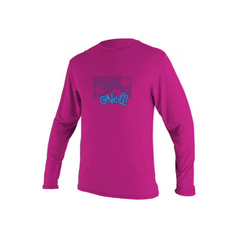 O’Neill Girls’ Toddler Skins Long Sleeve Rash Guard