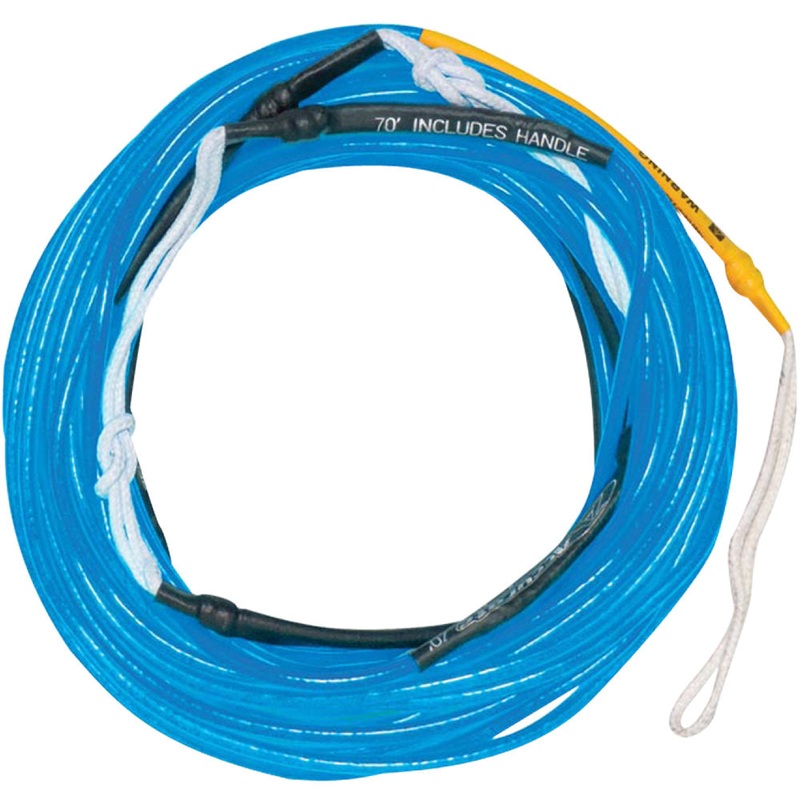 2018 HO Sports Blue Silicone X-Line 70′ Wakeboard Rope (Open Box)