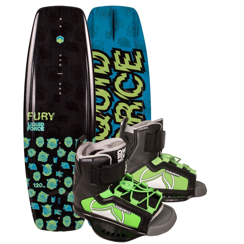 2019 Liquid Force Fury / Rant Boys’ Wakeboard Package