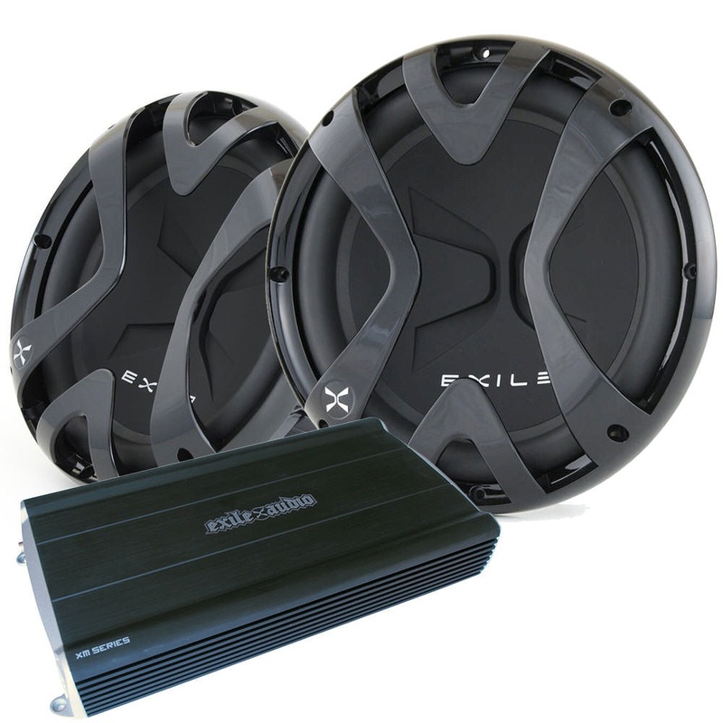 Exile Audio Dual 12″ Subwoofer Package