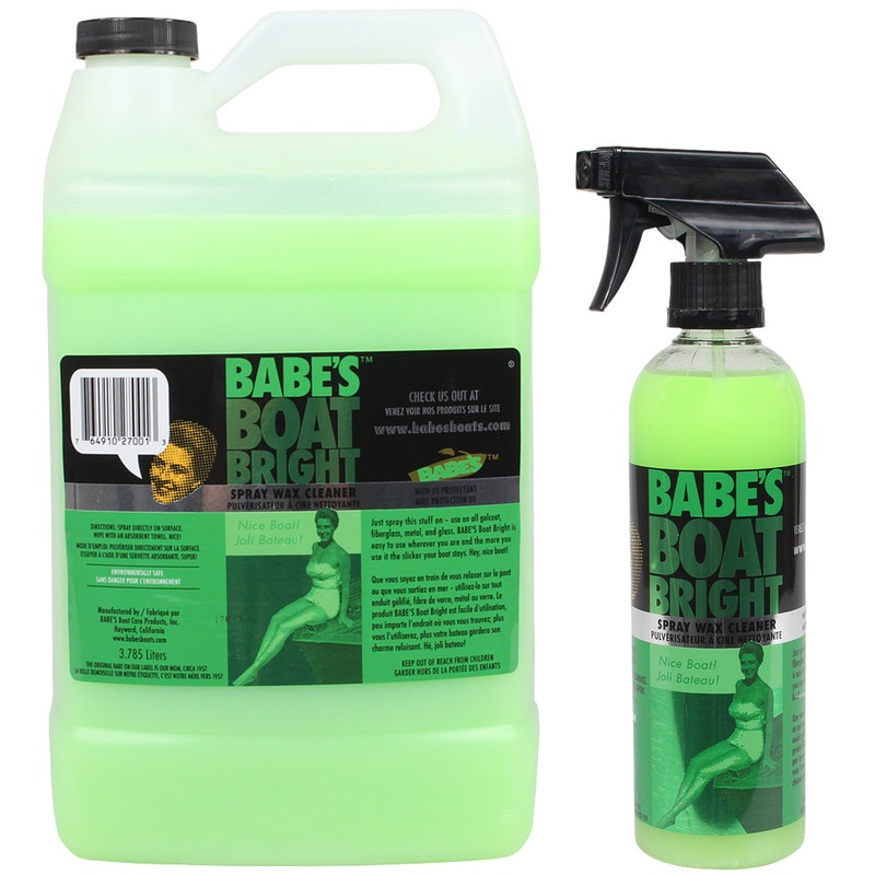 Babes Boat Bright Spray Wax Cleaner – 16 oz. / 128 oz.