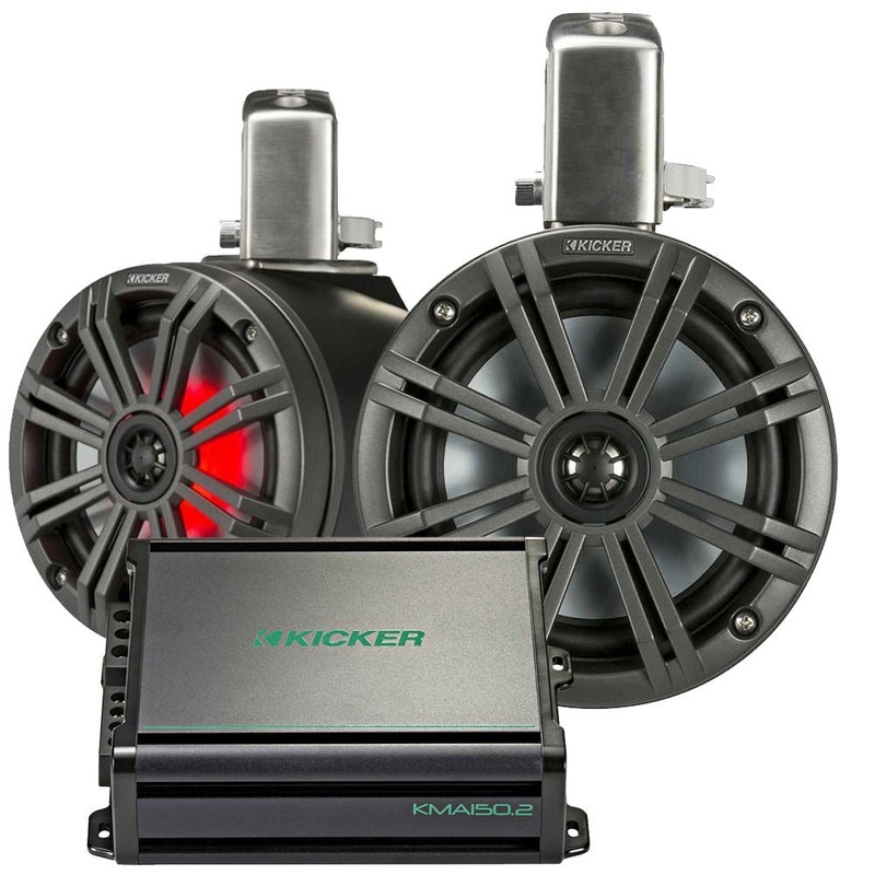 Kicker KMTC 6.5″ Tower Speakers Package