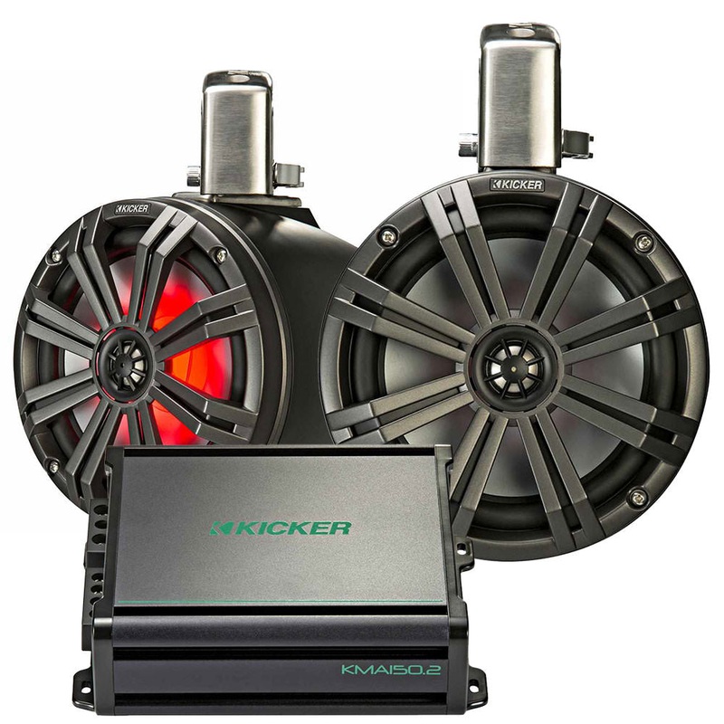 Kicker KMTC 8″ Tower Speakers Package