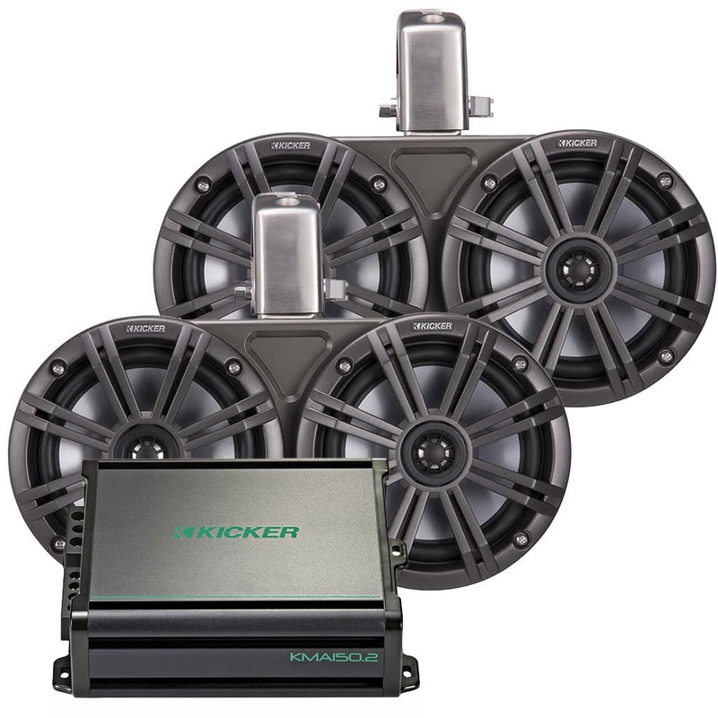 Kicker KMTDC Dual 6.5″ Tower Speakers Package