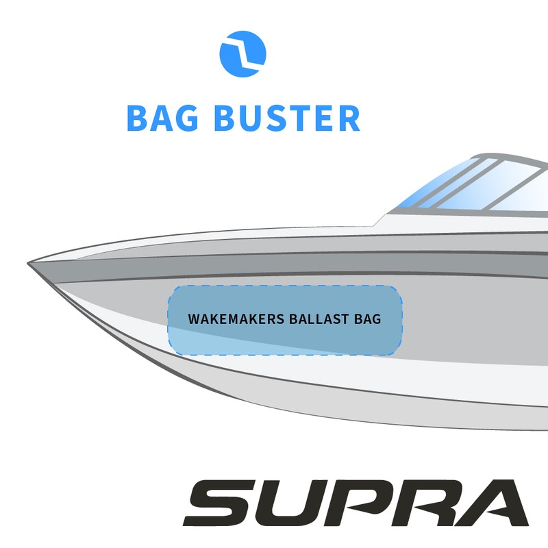 WakeMAKERS 2017-2023 Supra SR BagBuster Front Factory Ballast Upgrade