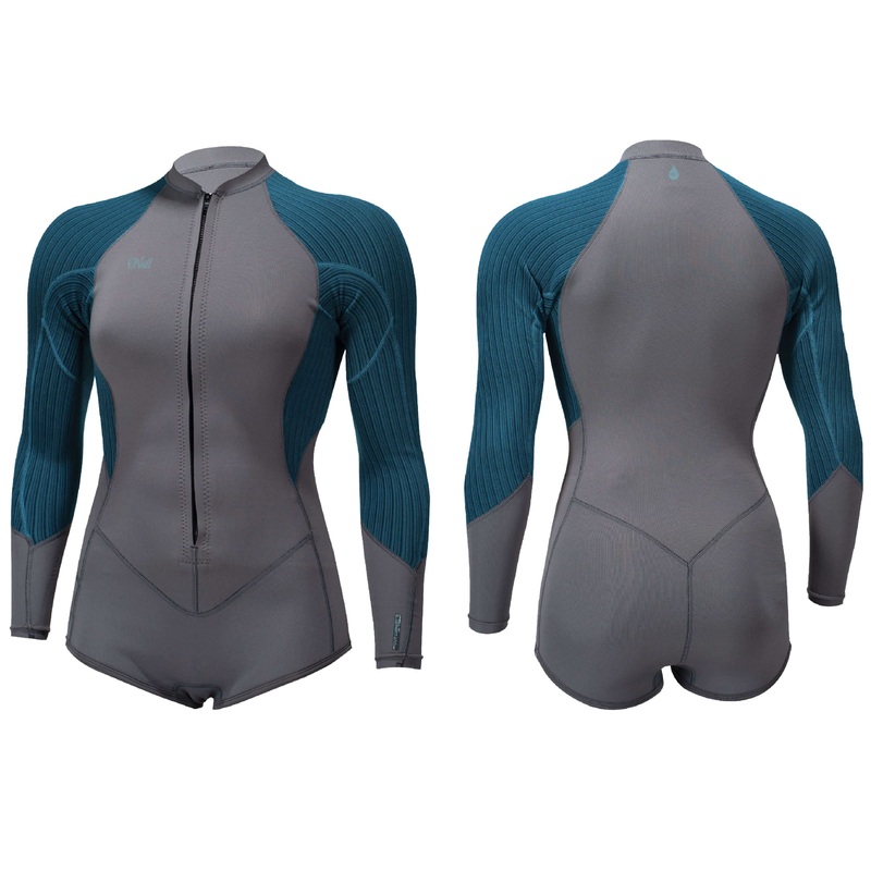 O’Neill Women’s Blueprint 2MM Front Zip L/S Surf Suit