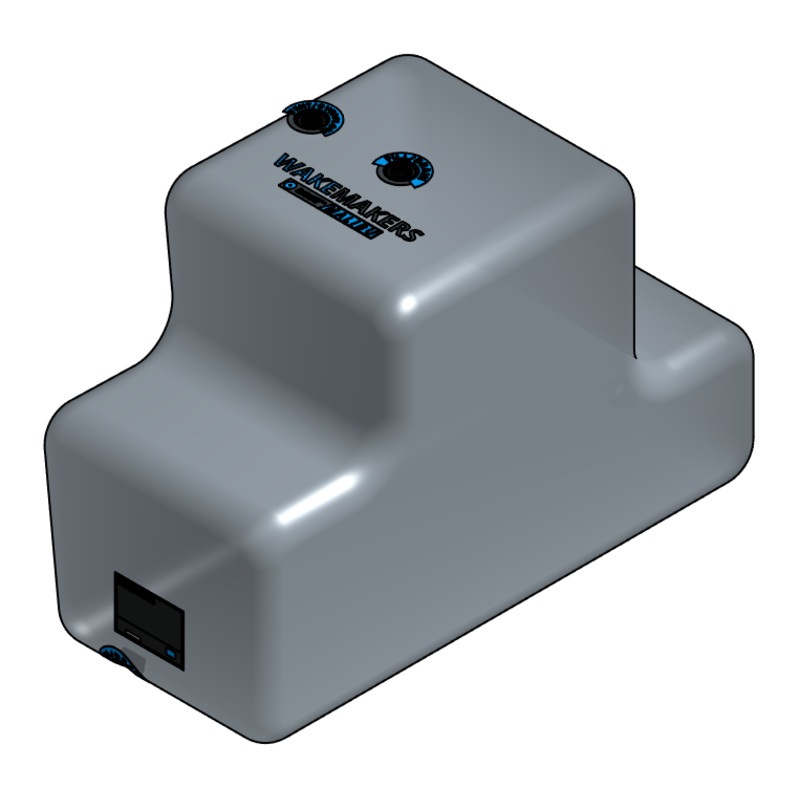 WakeMAKERS DirectFIT – Malibu Plug-and-Play “L” Tank – Large Port Stern – 580lbs