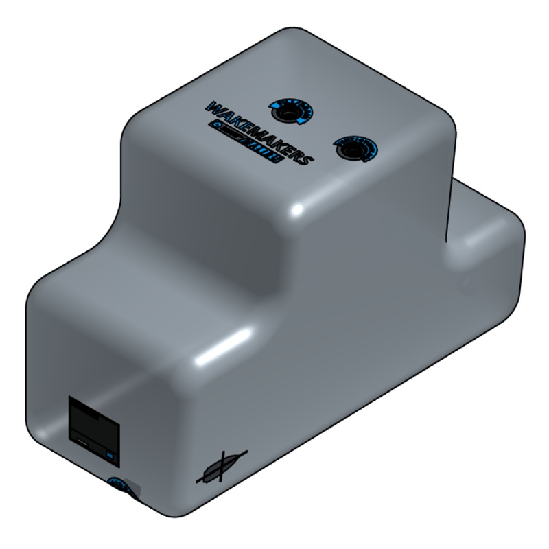 WakeMAKERS DirectFIT – Malibu Plug-and-Play “L” Tank – Large Starboard Stern – 580lbs