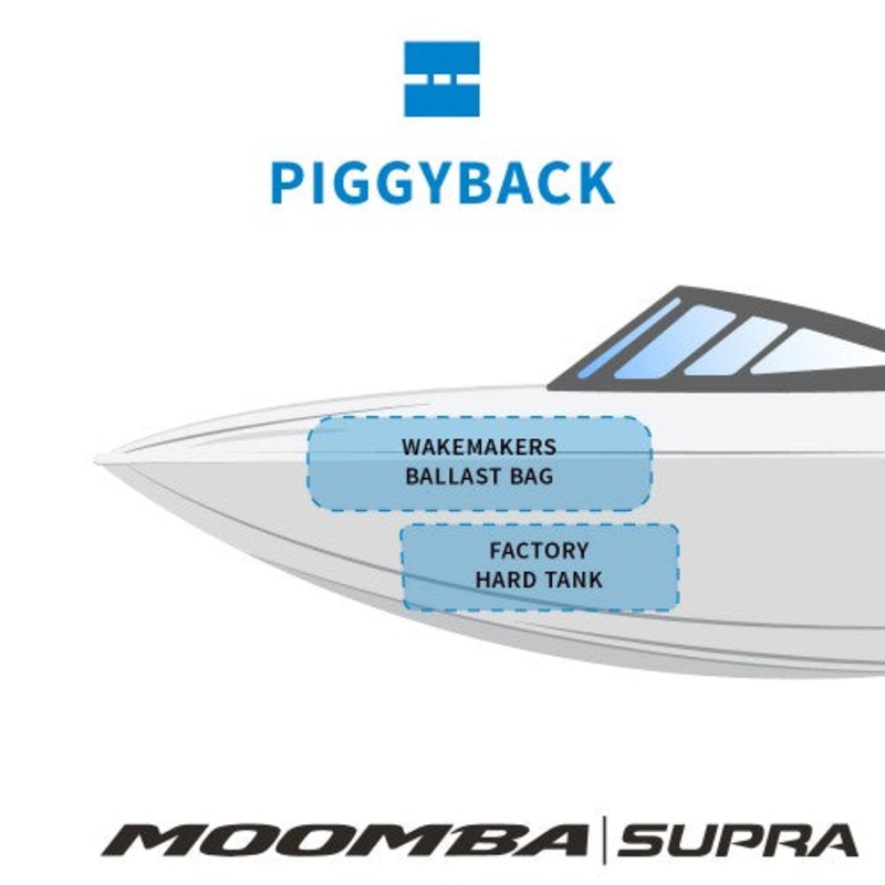 WakeMAKERS Moomba/Supra PiggyBack Front Factory Ballast Upgrade – Gen II