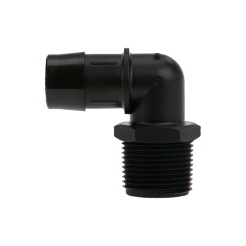 WakeMAKERS 1″ Thread x 1″ Hose Barb Elbow