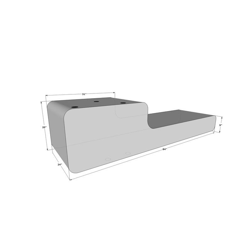 Fly High Tige 84″ Custom Starboard Surf Sac – W005-STB – 1,000 lbs