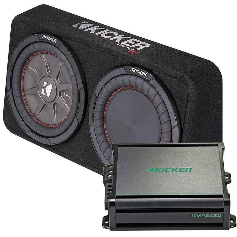 Kicker 10″ CompRT Loaded Subwoofer Enclosure Package