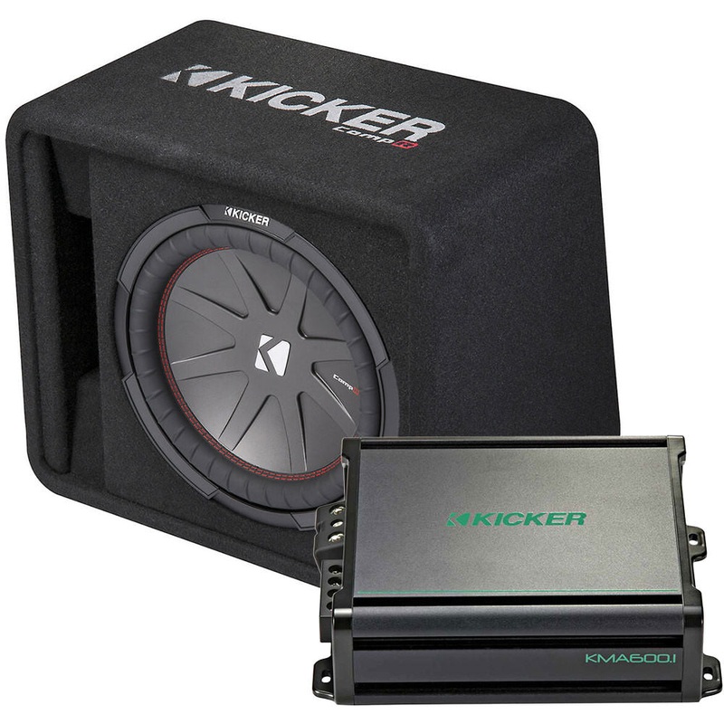 Kicker 12″ CompR Loaded Subwoofer Enclosure Package