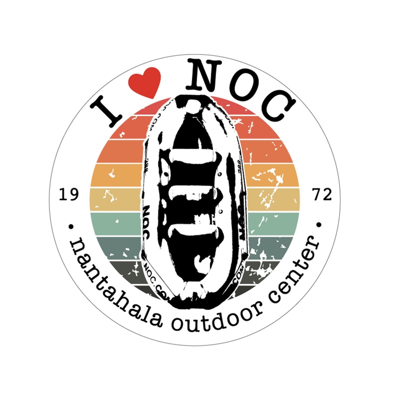 I Heart NOC Sticker Raft
