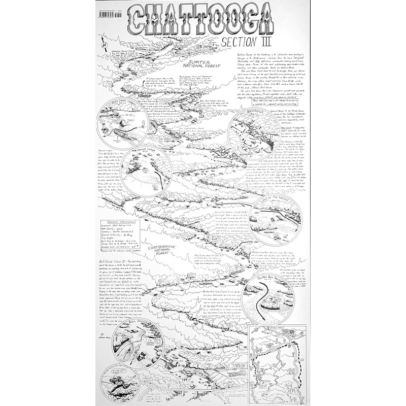 Nealy Chattooga Section III River Map