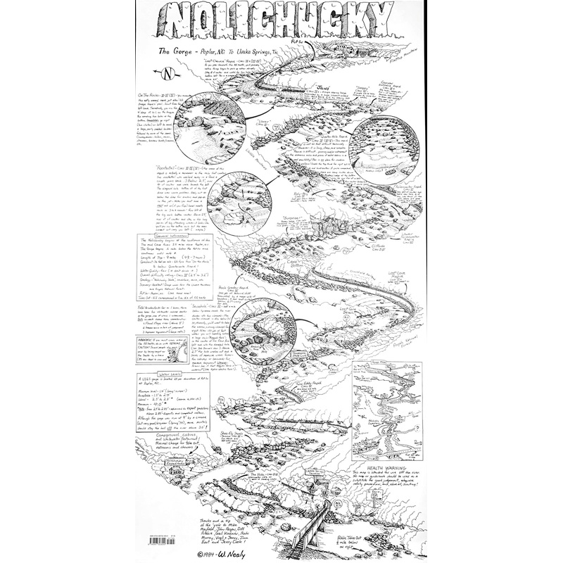 Nealy Nolichucky River Gorge Map