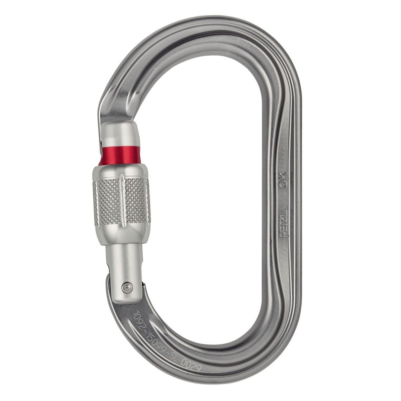 Petzl OK H-Frame Carabiner Oval Screw-Lock