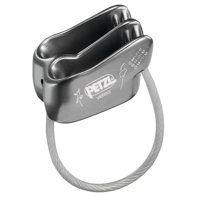 Petzl Verso Lightweight Belay/Rappel Device Grey