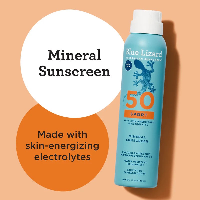 Blue Lizard Mineral Based Sport SPF 50+ Spray