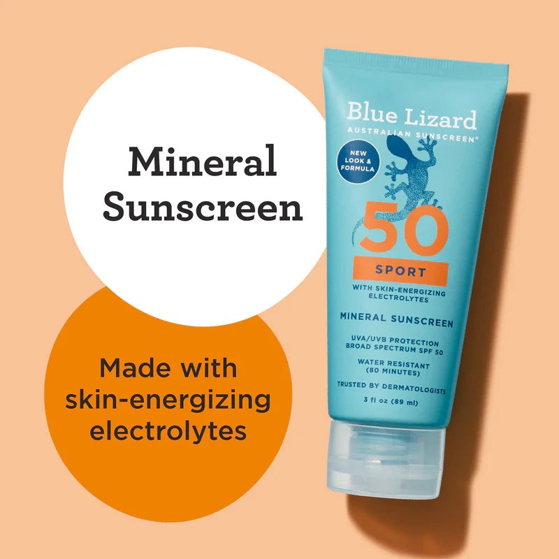 Blue Lizard Sport Mineral Based SPF 50+ Lotion