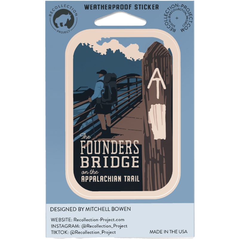 NOC Founder’s Bridge on the Appalachian Trail Sticker