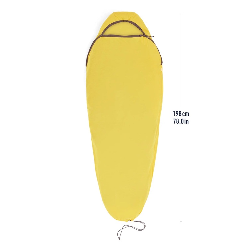 Reactor Sleeping Bag Liner – Mummy w/ Drawcord