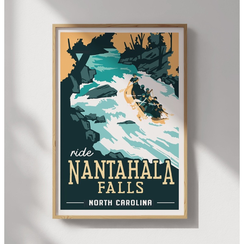 Ride Nantahala Falls Wall Art