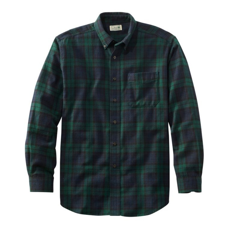 L.L.Bean Men’s Scotch Plaid Flannel Shirt