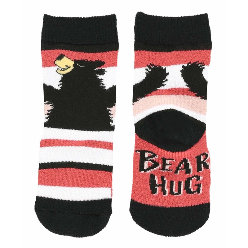 Lazyone Bear Hug Pink Infant Sock