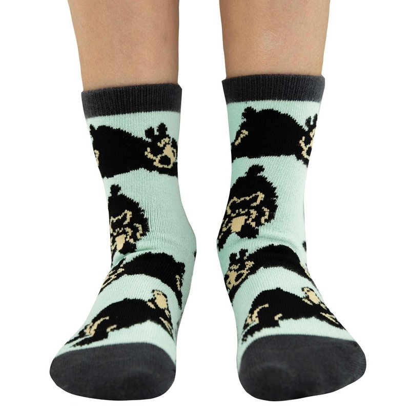 Lazyone Kid Socks, BEARLY AWAKE