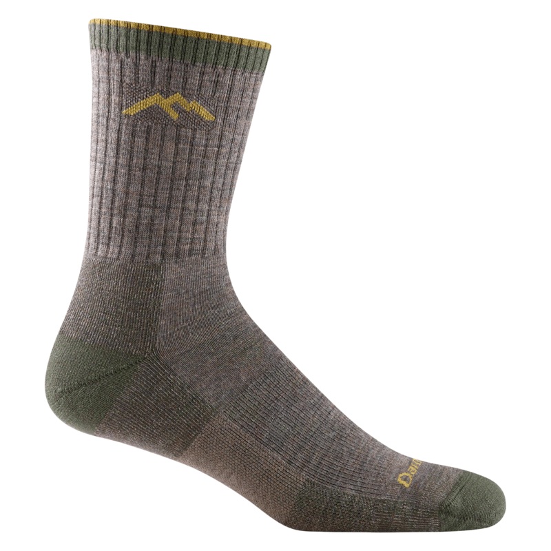 Mens Hiker Micro Crew Midweight Hiking Socks