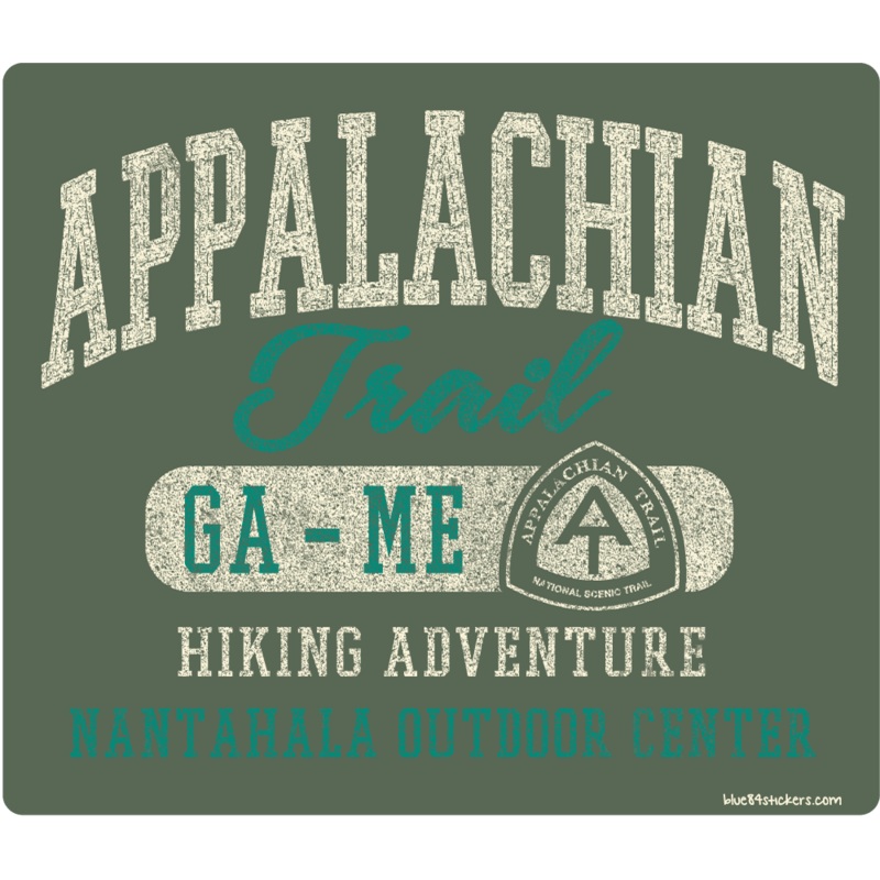 NOC Appalachian Trail GA-ME Hiking Adventure Sticker