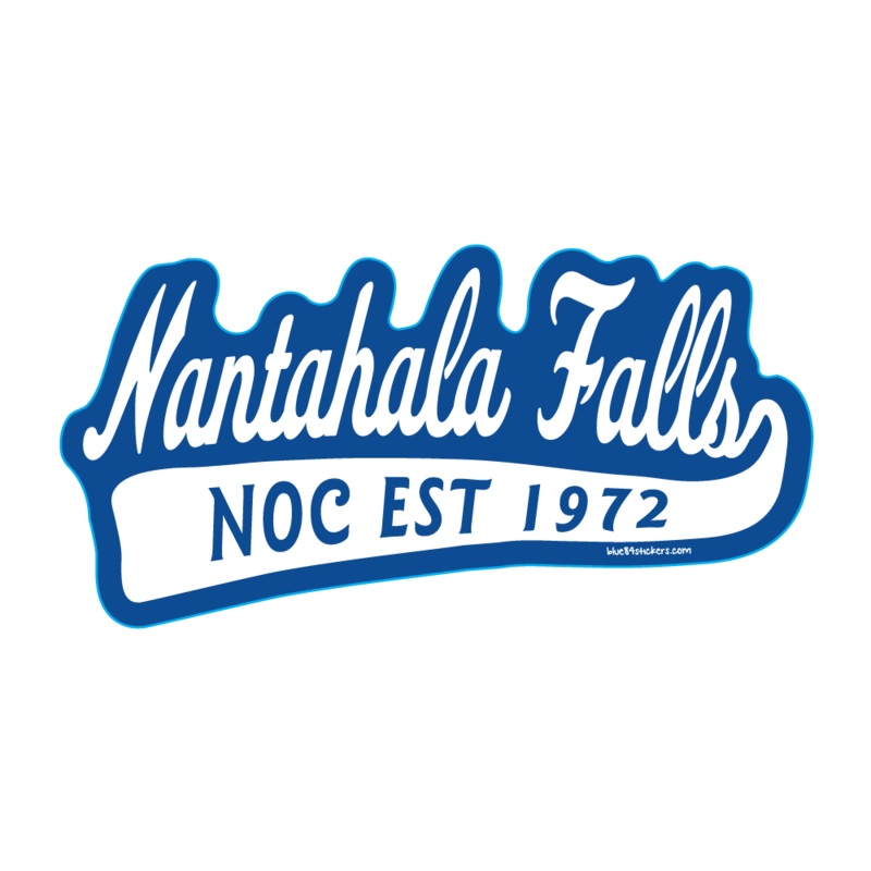 NOC Lakeshirts Stickers, Batter Up Nantahala Falls
