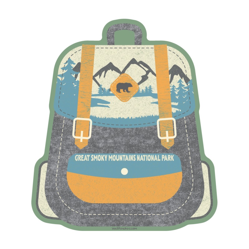NOC Lakeshirts Stickers, Carryall Backpack