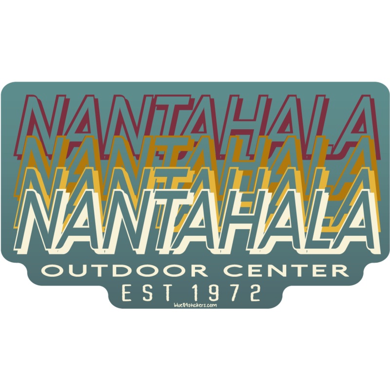 NOC Lakeshirts Stickers, Nantahala On Repeat
