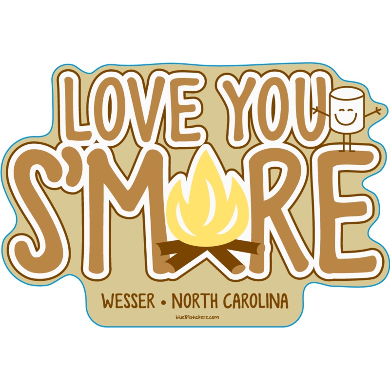 NOC Lakeshirts Stickers, Skippy Smore