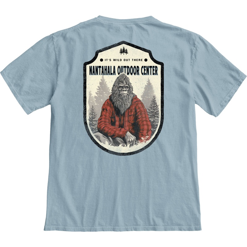 NOC Red Plaid Sasquatch S/S Tee