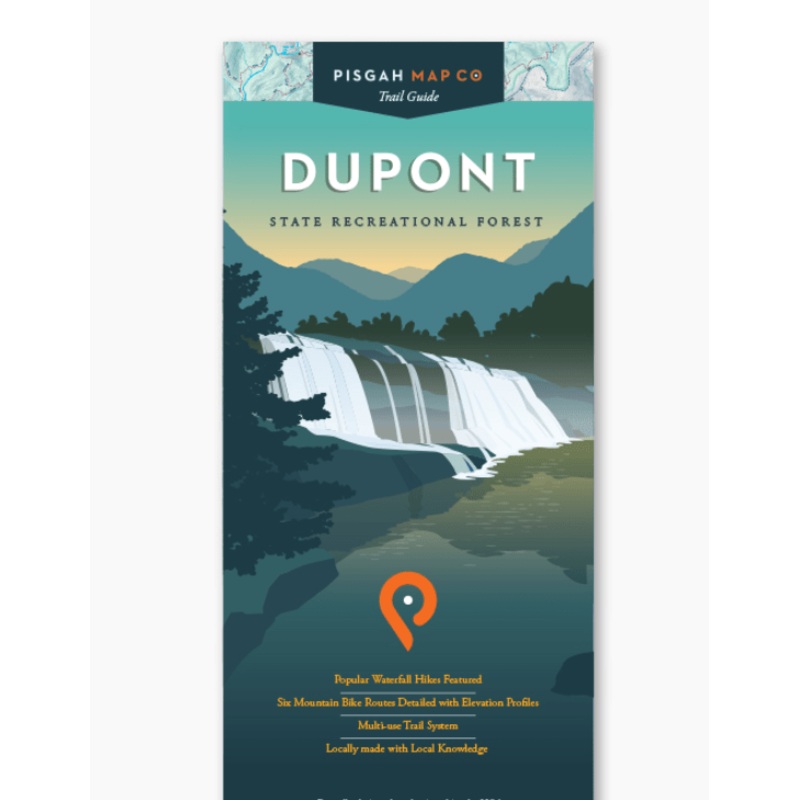 Pisgah Map Company Map – DUPONT STATE FOREST