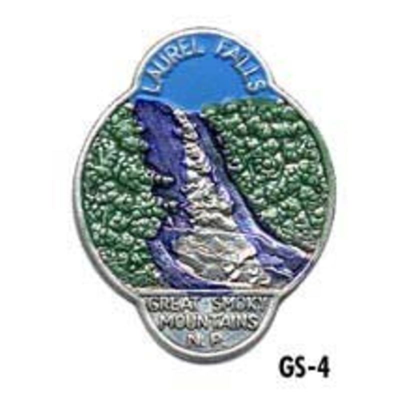 Hiking Stick Medallion, LAUREL FALLS