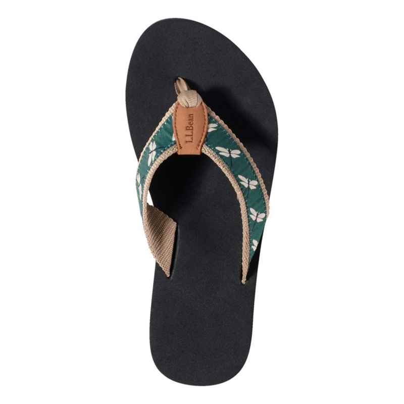 L.L.Bean Classic Maine Isle Flip-Flops Motif