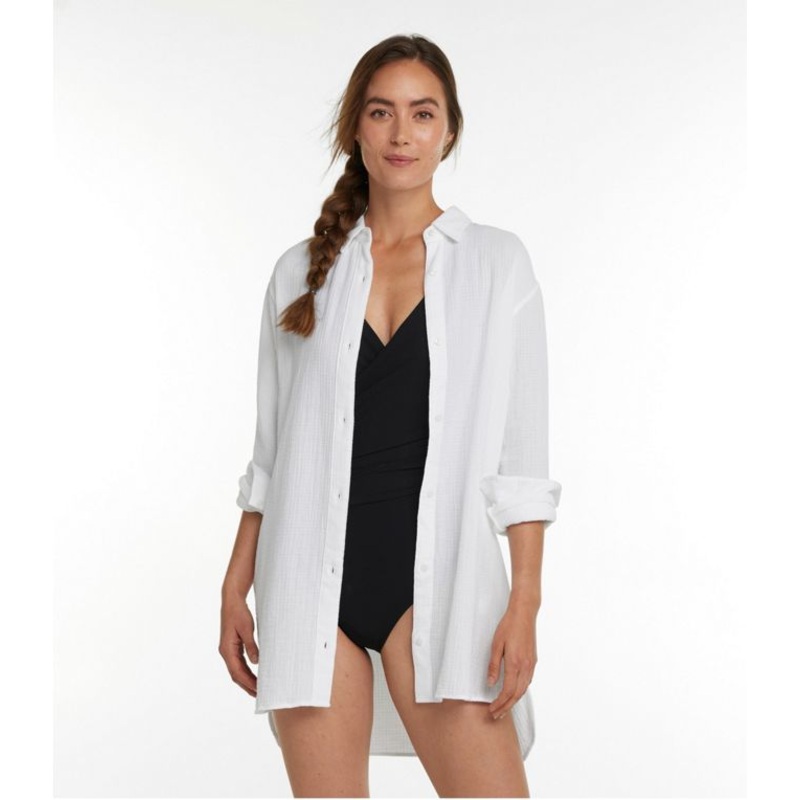 L.L.Bean Women’s Cloud Gauze Cover-Up Shirt