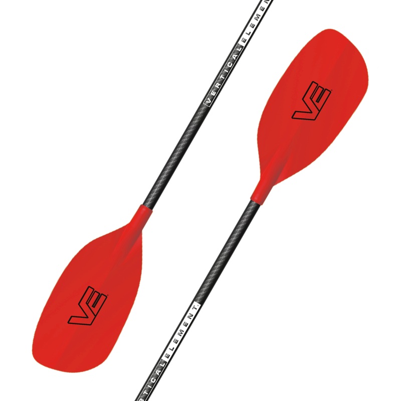 VE Pro Glass Kayak Paddle, Straight Carbon Shaft