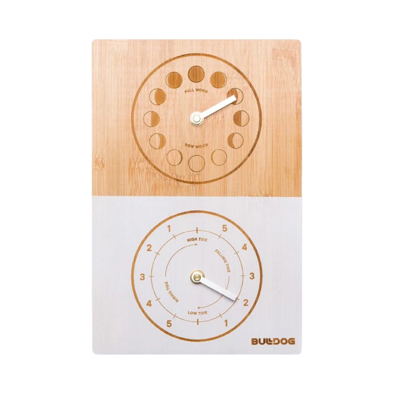 Bulldog Tide Clock Double Dial
