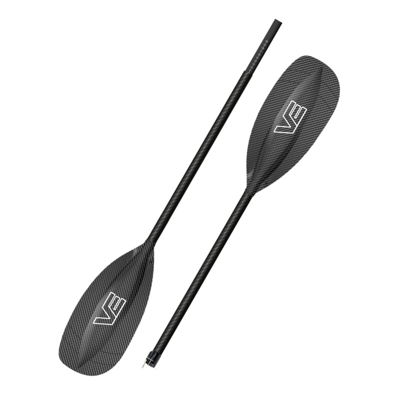 VE Aircore Creeker Kayak Paddle – Carbon Blade + Straight Carbon Shaft – 2 Piece