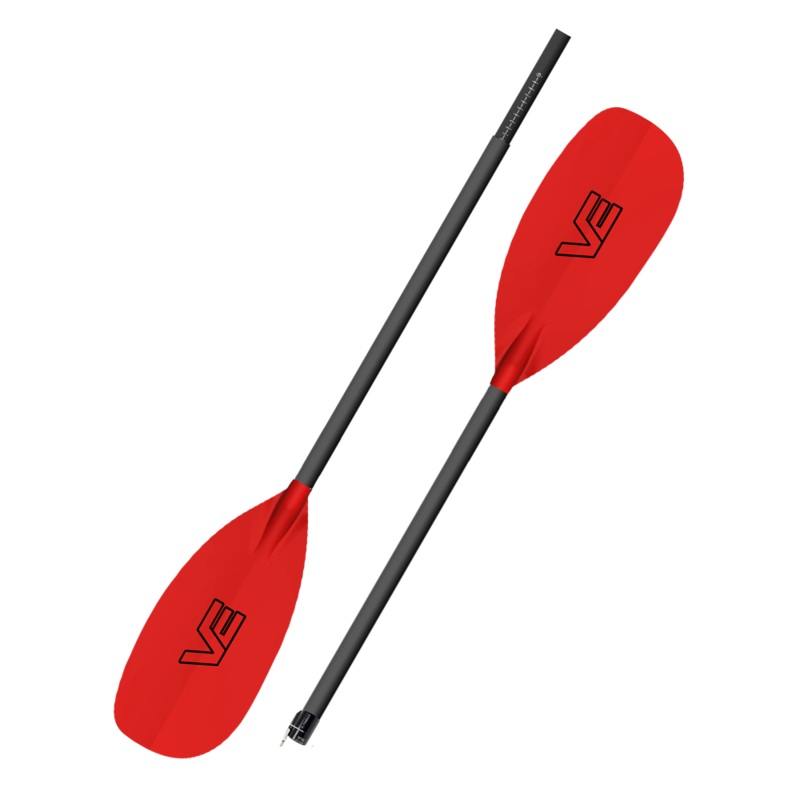 VE Creeker Glass Kayak Paddle – Straight Glass Shaft, 2 Piece