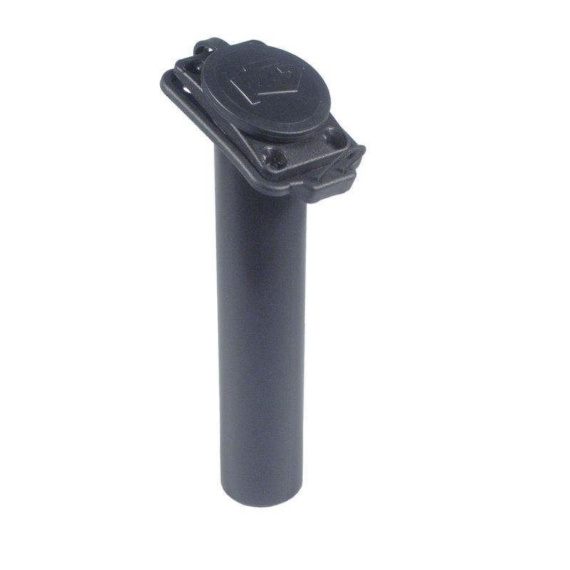 KG Flush Mount Rectangular Rod Holder + Cap