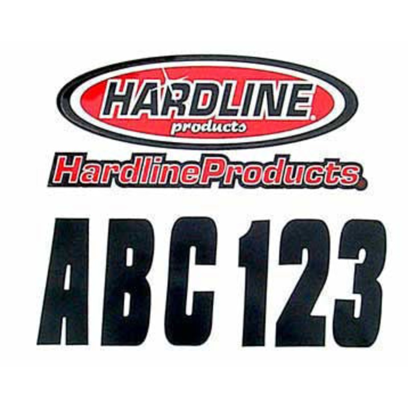 3″ Solid Block Registration Letter Kit- Black